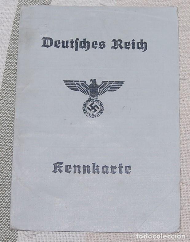 Militaria: KENNKARTE - DOCUMENTO DE IDENTIDAD DEL TERCER REICH