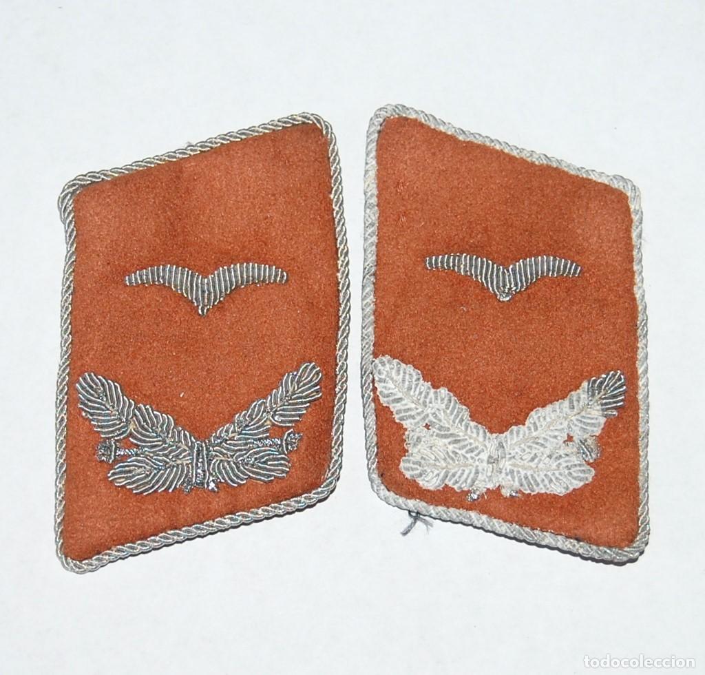 Militaria: INSIGNIAS DE CUELLO DE ALFEREZ DE TRANSMISIONES DE LA LUFTWAFFE