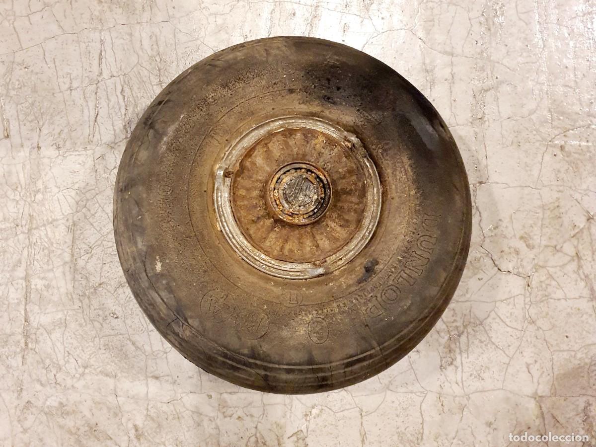 Militaria: Rueda tren trasero Messerschmitt bf 109.
