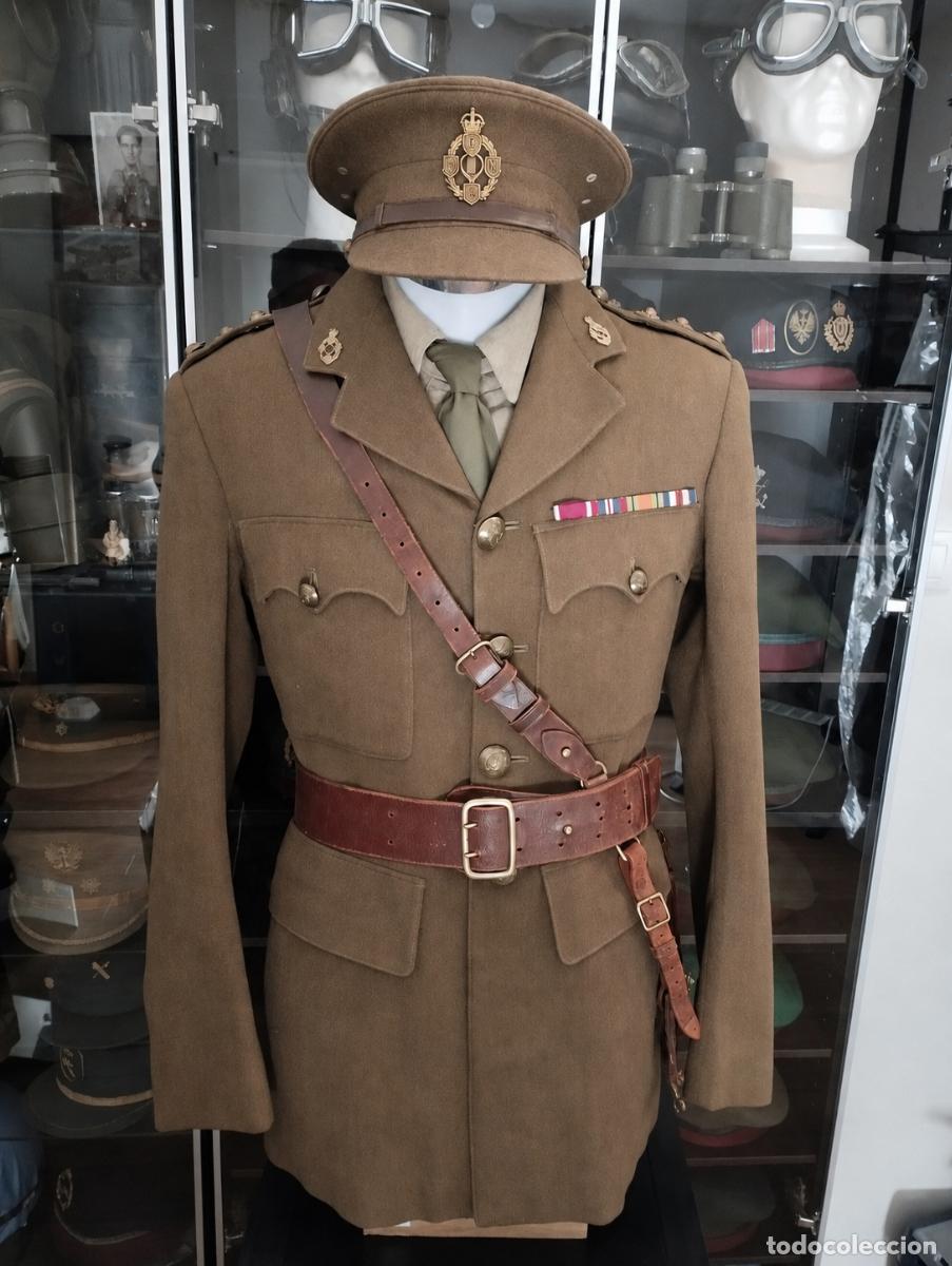 Militaria: Chaqueta Capitan REME. Inglaterra, II Guerra mundial