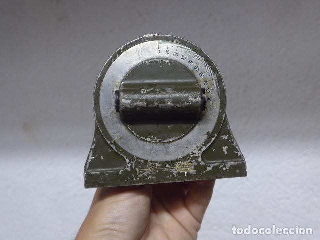 Militaria: Antiguo nivel de mortero de 81 mm, guerra civil o II Guerra Mundial.