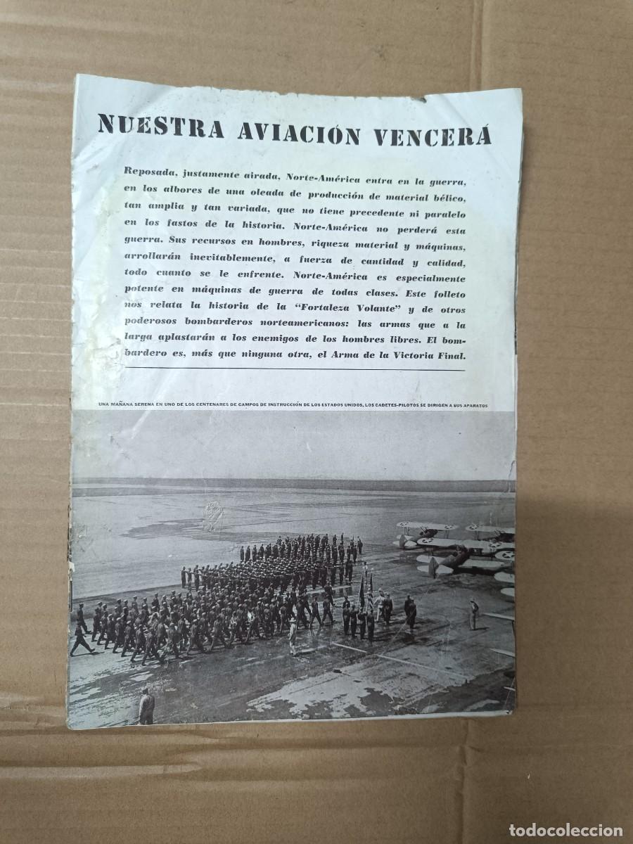 Militaria: ANTIGUA REVISTA MILITAR, NUESTRA AVIACION VENCER&Aacute;, ESTADOS UNIDOS, USA, SEGUNDA GUERRA MUNDIAL -P13