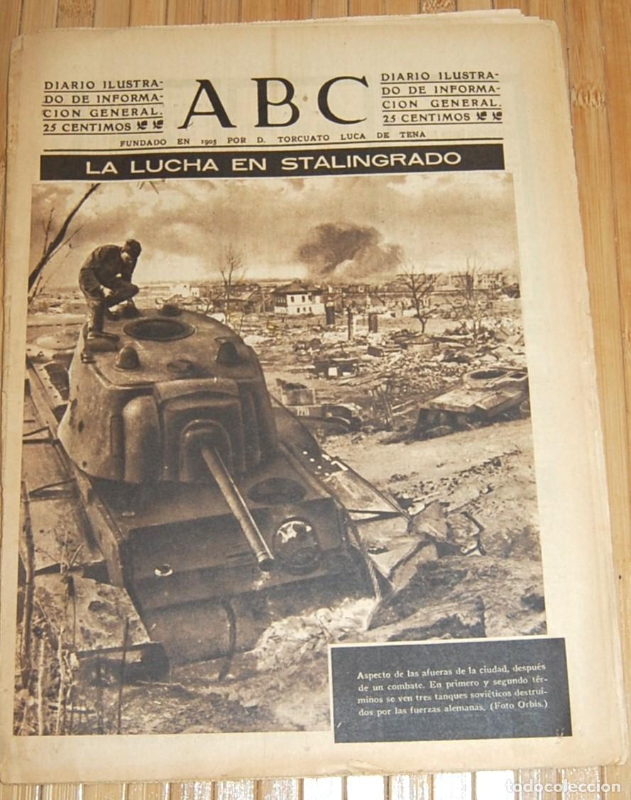 Militaria: DIARIO ABC 4 ENERO 1943 - LA LUCHA EN STALINGRADO