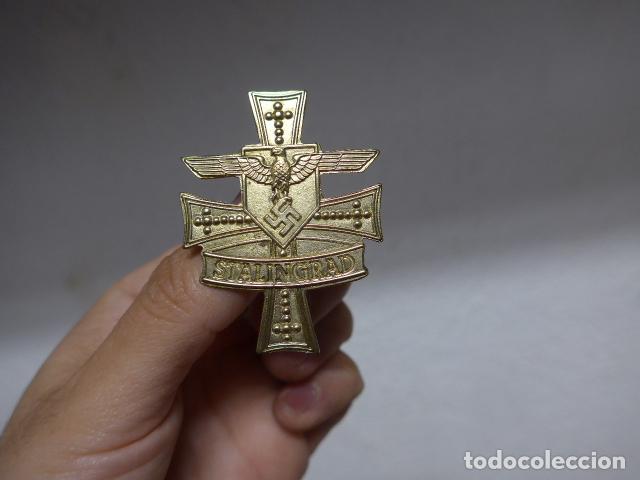 Militaria: Antigua insignia o emblema aleman de la batalla de Stalingrado, II Guerra Mundial, creo copia vieja