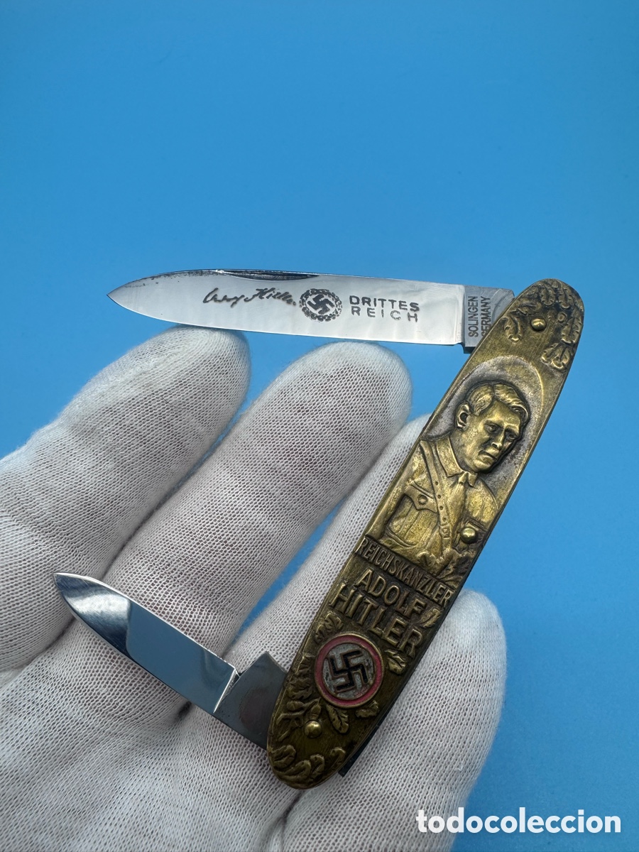 Militaria: Navaja militar Adolf Hitler