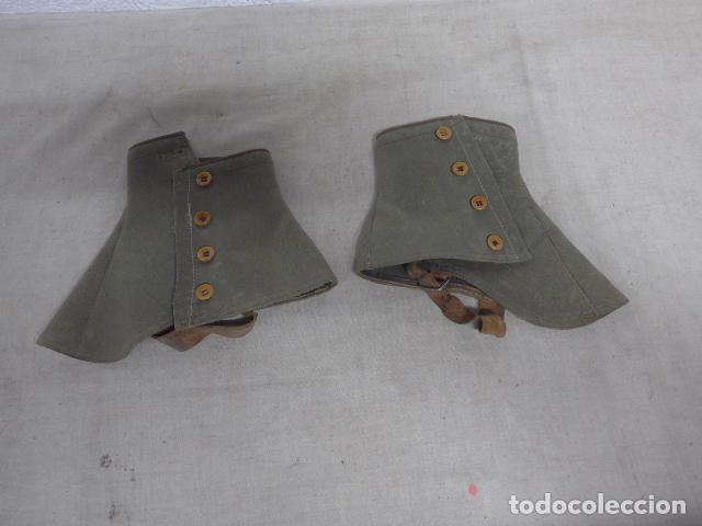 Militaria: Antiguas polainas a identificar, creo inglesas o americanas, I o II Guerra Mundial ?