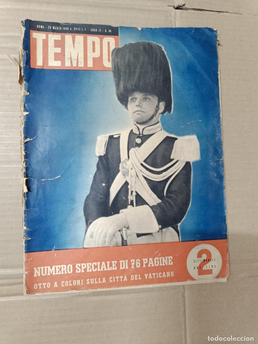 Militaria: ANTIGUA REVISTA TEMPO, MARZO 1940, ITALIA, ESPECIAL VATICANO, SEGUNDA GUERRA MUNDIAL -P4