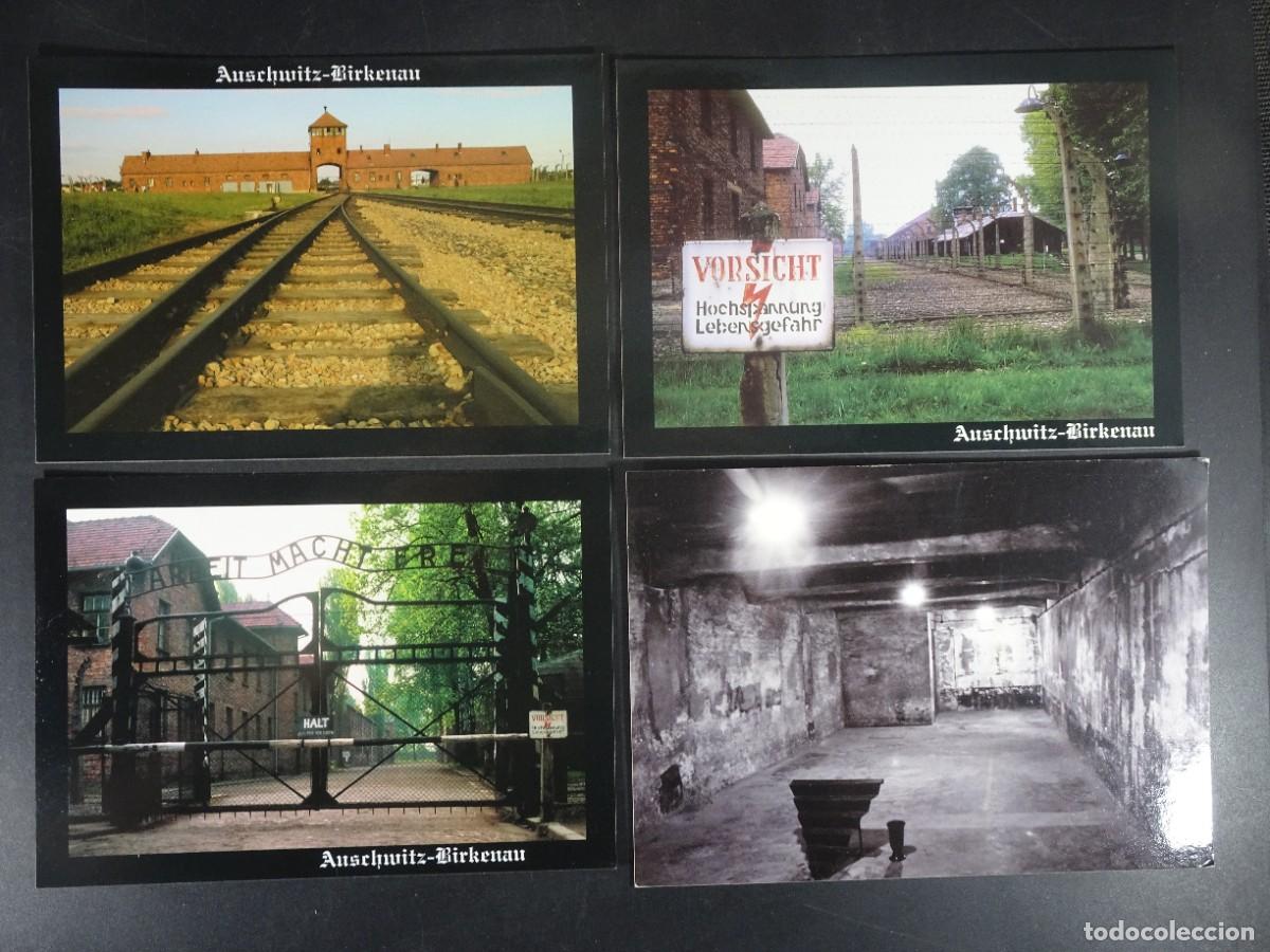 Militaria: LOTE DE 4 POSTALES CPSM, CAMPO DE CONCENTRACI&Oacute;N AUSCHWITZ, POLONIA, VER FOTOS