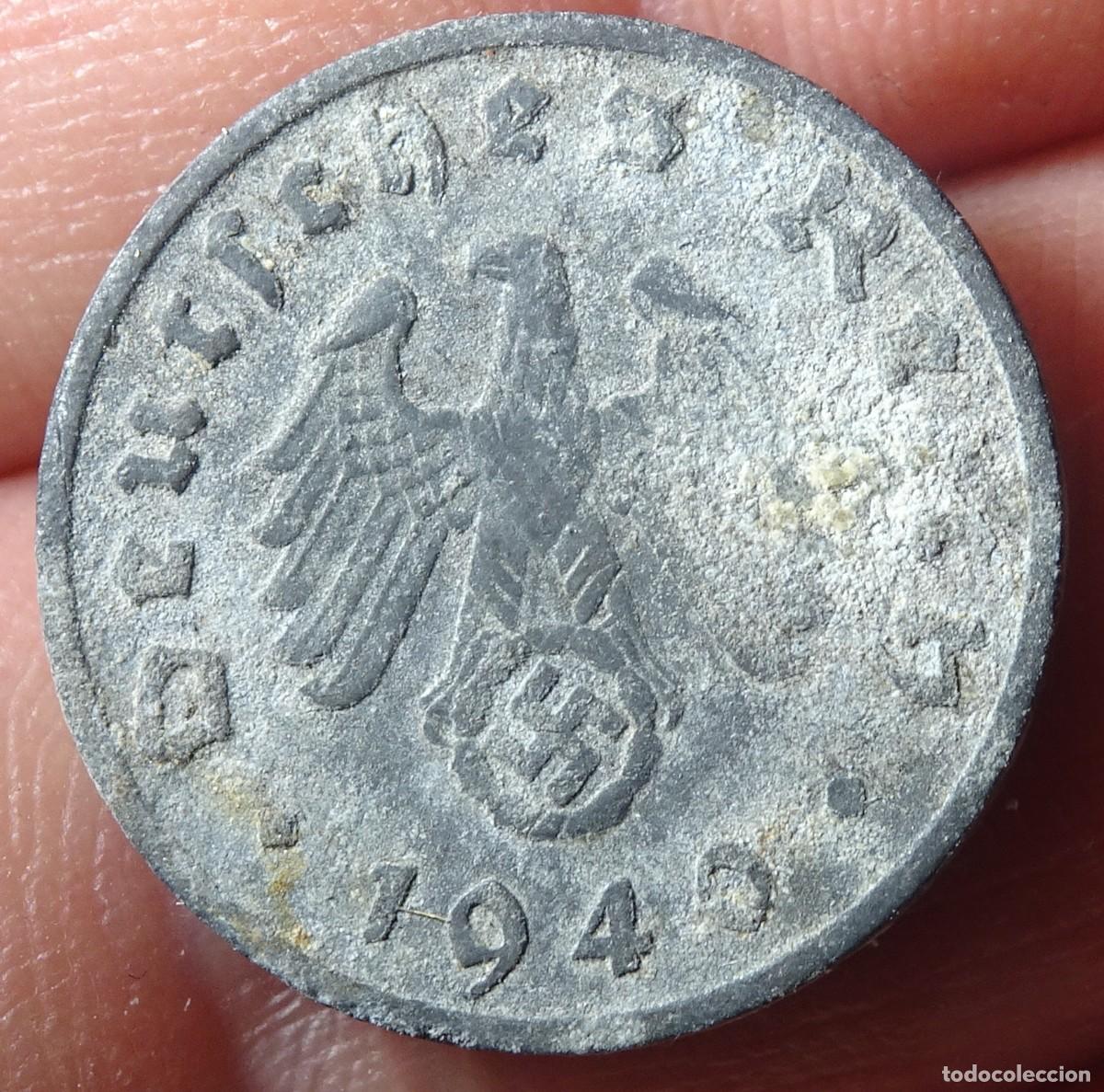 Militaria: ANTIGUA MONEDA 1 REICHSPFENNIG 1940, NAZI, ESV&Aacute;STICA, SWASTIKA, II GUERRA MUNDIAL, VER FOTOS