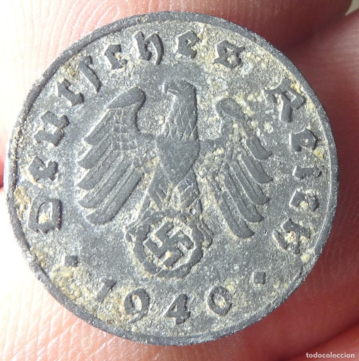 Militaria: ANTIGUA MONEDA 1 REICHSPFENNIG 1940, NAZI, ESV&Aacute;STICA, SWASTIKA, II GUERRA MUNDIAL, VER FOTOS