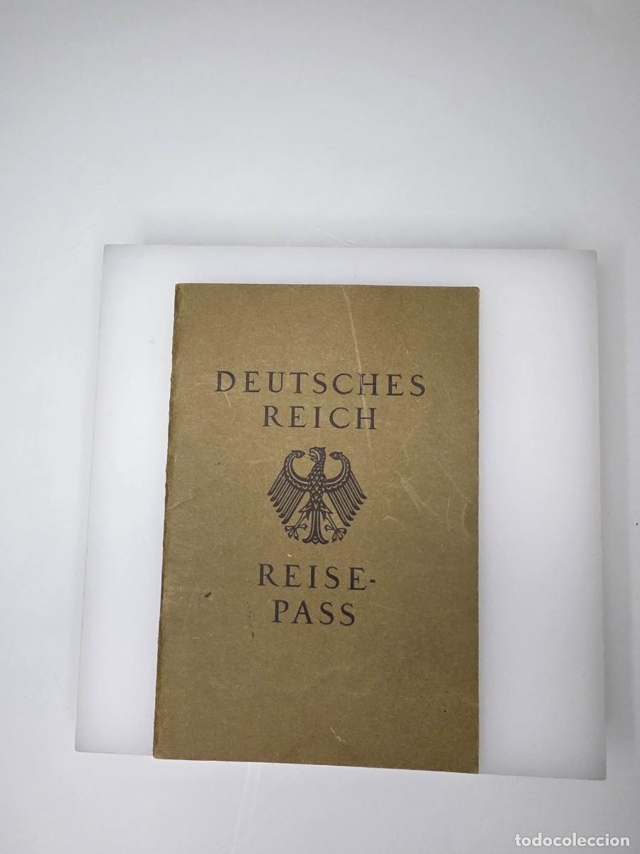 Militaria: Pasaporte original Deutsches Reich 1923 de Anna M&uuml;ller con visado consular de EE.UU. y sellos