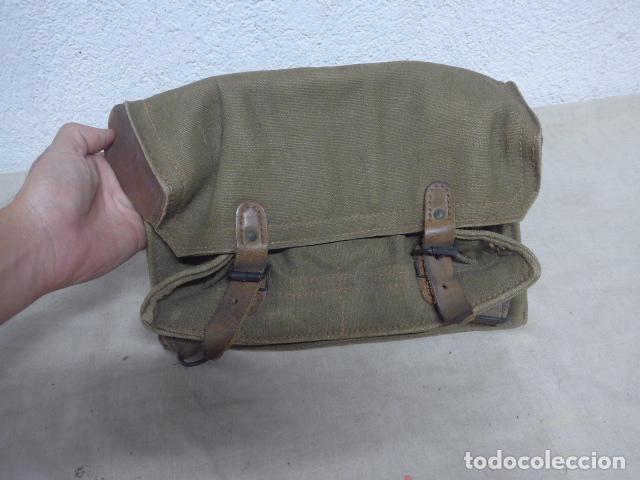 Militaria: Antiguo macuto p bolsa militar a identificar, II guerra mundial ?