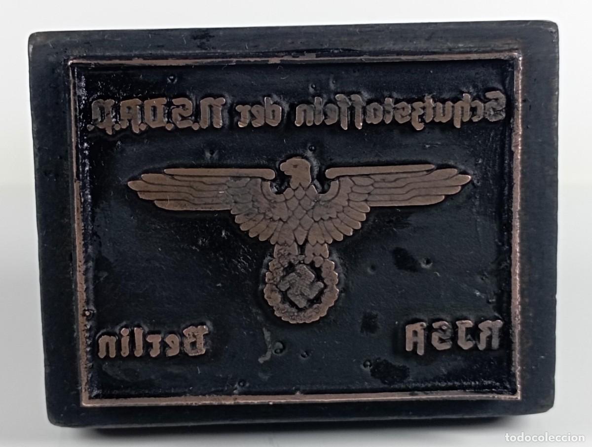 Militaria: Tamp&oacute;n, sello alem&aacute;n SA (Sturmabteilung) NSDAP (III Reich Hitler- Nazi- Alemania) WWII
