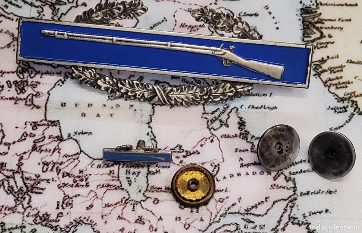 Militaria: INSIGNIA Y MINIATURA DE PLATA .VETERANO EN COMBATE INFANTERIA DE ESTADOS UNIDOS .2&ordf; GUERRA MUNDIAL.