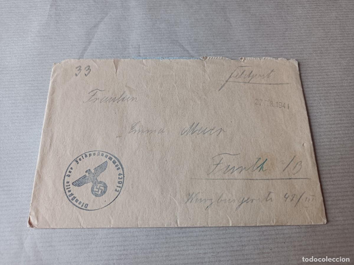 Militaria: SOBRE CORRESPONDENCIA EJ&Eacute;RCITO ALEM&Aacute;N FELDPOST 1941