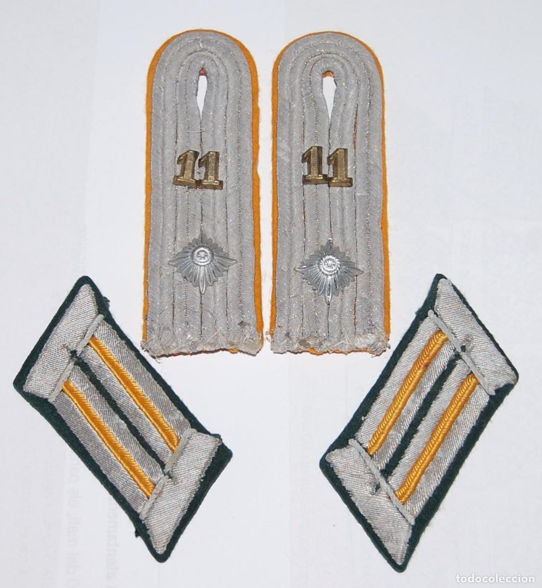 Militaria: INSIGNIAS DE OBERLEUTNANT DE REG. DE CABALLERIA DE LA WEHRMACHT
