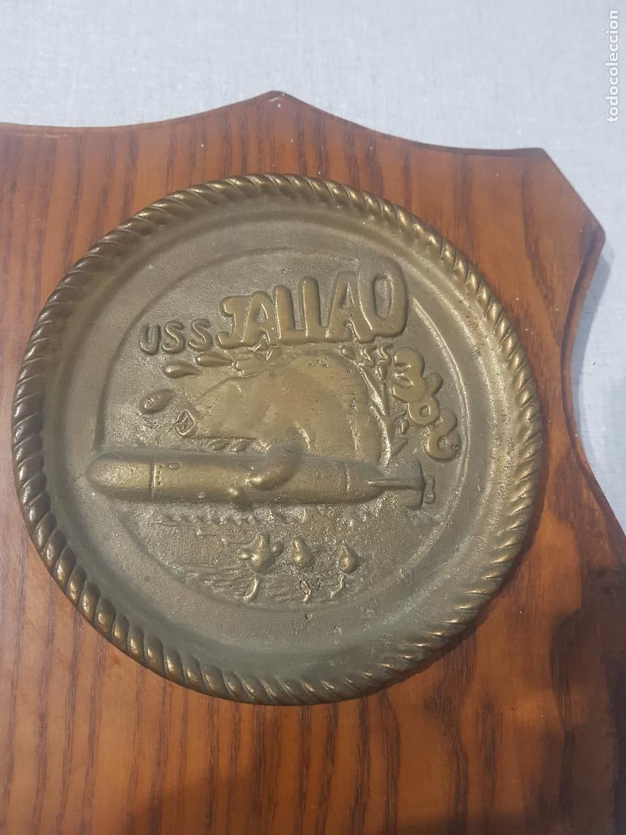 Militaria: METOPA NAVAL,SUBMARINO USS JALLAO (ss 368).II GUERRA MUNDIAL
