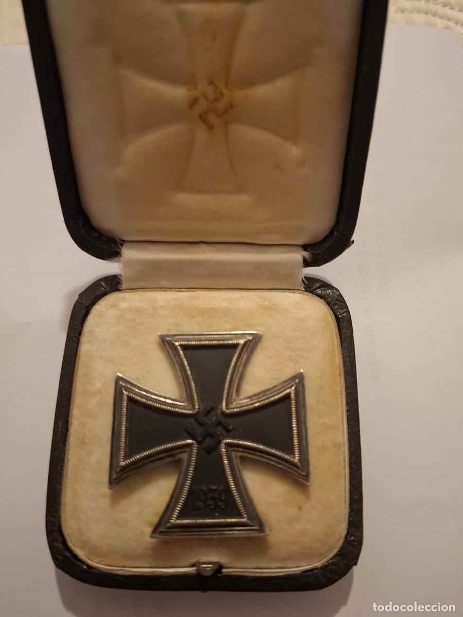 Militaria: Cruz de hierro 1939 de primera clase en su caja
