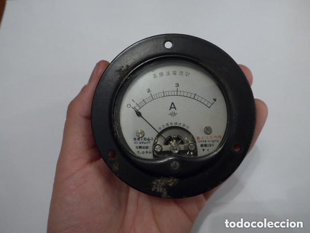 Militaria: Antiguo amperimetro original de submarino japones de 1941, II guerra mundial, Japon.