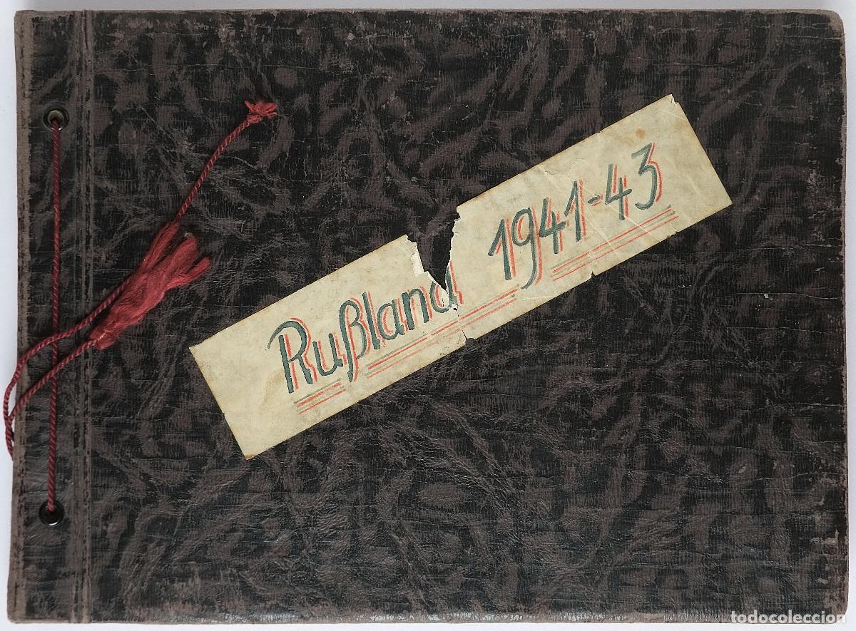 Militaria: CAMPA&Ntilde;A DE RUSIA 1941-1943 &Aacute;lbum de fotos alem&aacute;n con anotaciones a las fotograf&iacute;as
