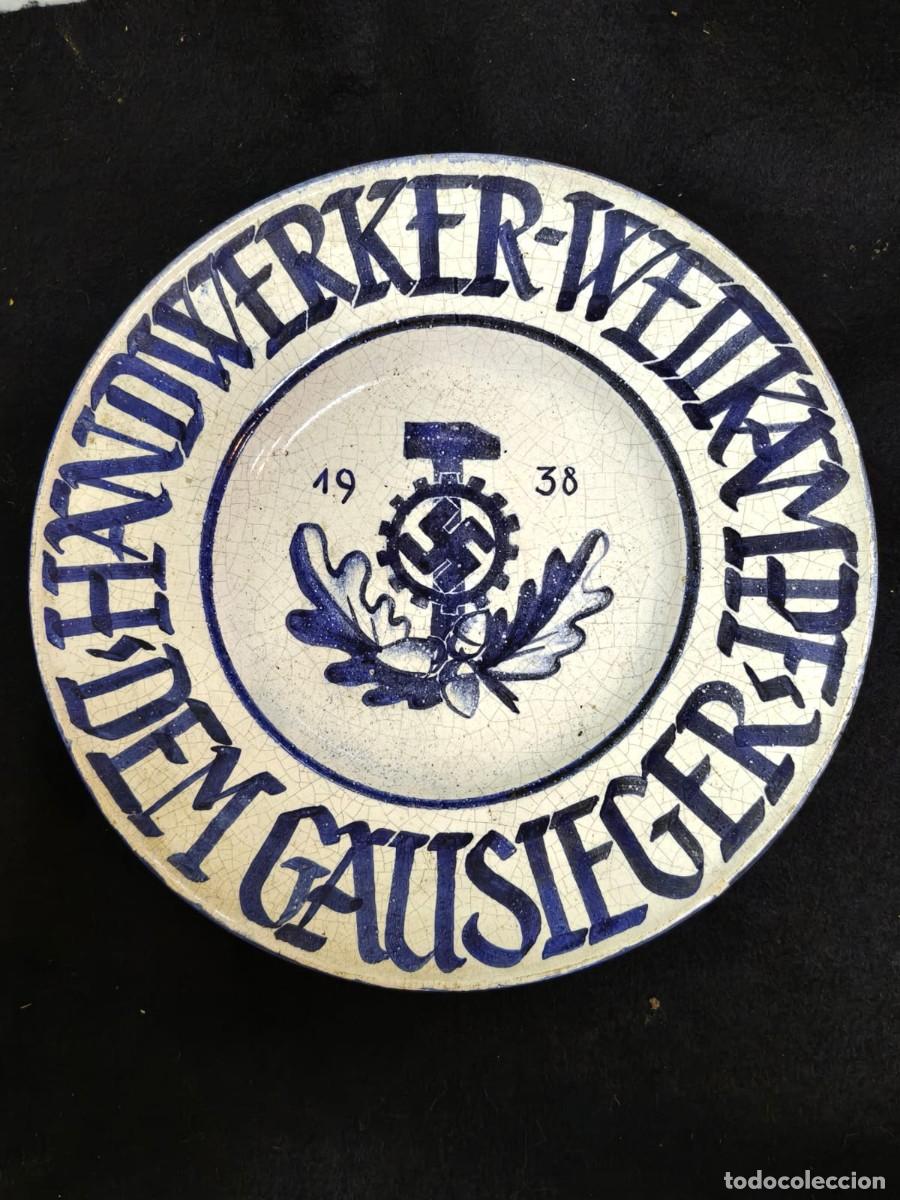 Militaria: Plato honor&iacute;fico de vencedor Gausieger