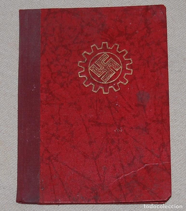 Military Antiques: CARTILLA DEL DIE DEUTSCHE ARBEITSFRONT ALEMAN - WWII