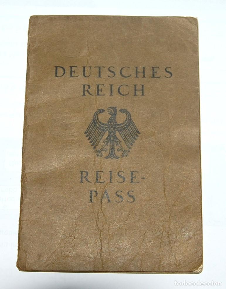 Militaria: REISEPASS - PASAPORTE DEL TERCER REICH PARA VIAJES AL EXTRANGERO