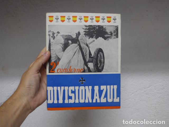 Militaria: Antiguo libro de la Division Azul de 1943 2&ordm; cuaderno, original. II Guerra Mundial
