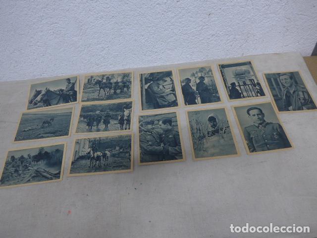 Militaria: Antigua coleccion de 13 postales de la Division azul, originales.