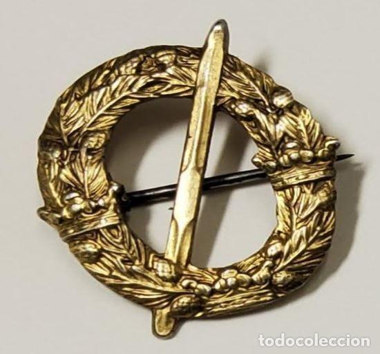 Militaria: DISTINTIVO PLATA DE ESQUIADOR DE 1&ordf; CLASE.EJERCITO de SUECIA de 1941.SEGUNDA GUERRA MUNDIAL.