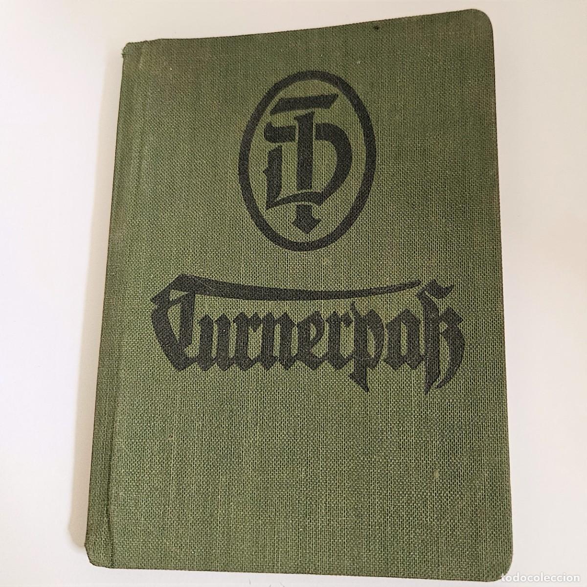 Militaria: Hitlerjugend. Carnet original &rdquo;Turnerpass&rdquo; de las egunda guerra mundial. Alemania 1935