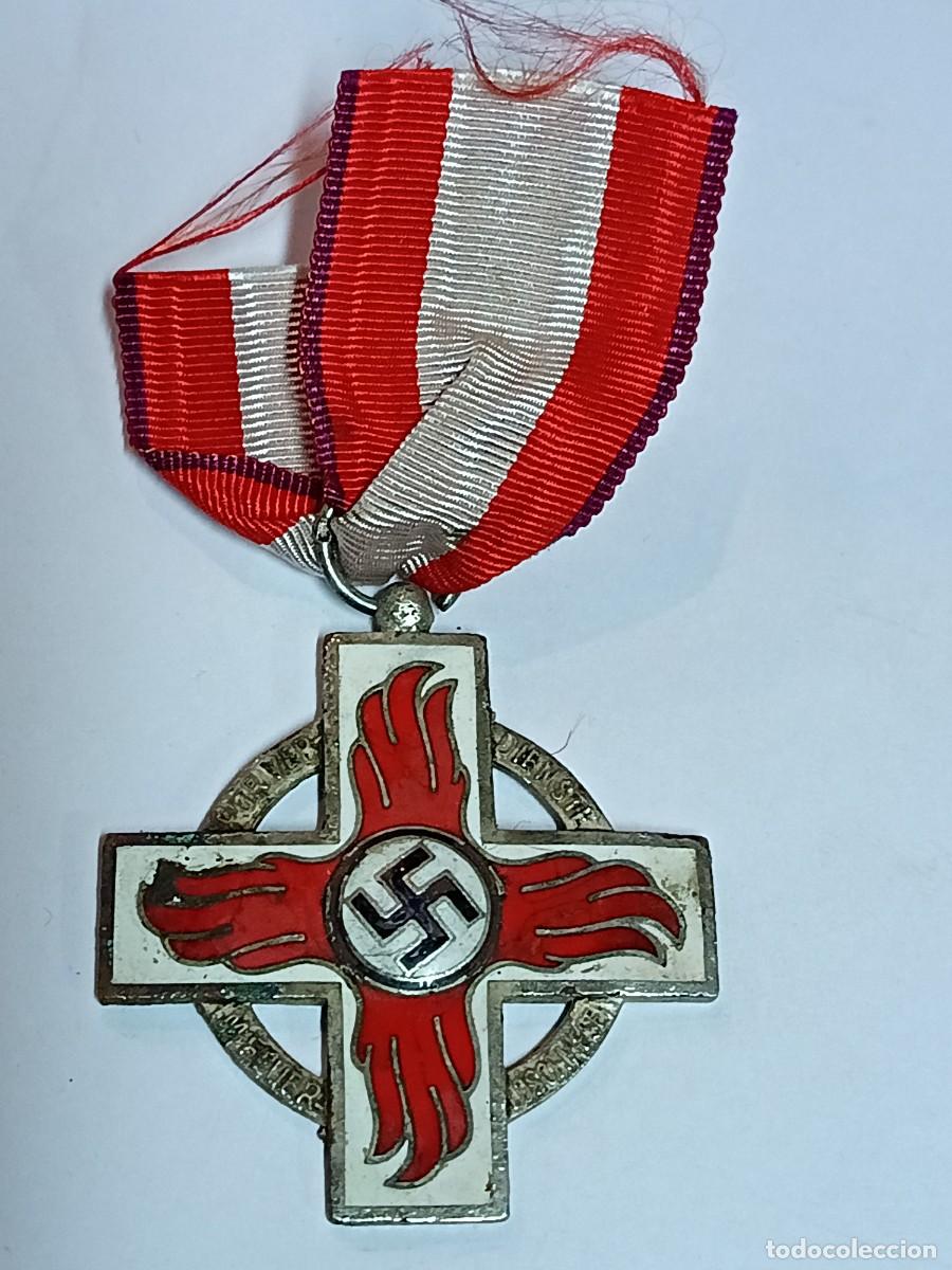 Militaria: Cruz m&eacute;rito de los bomberos Feuerwehrdienstauszeichnung