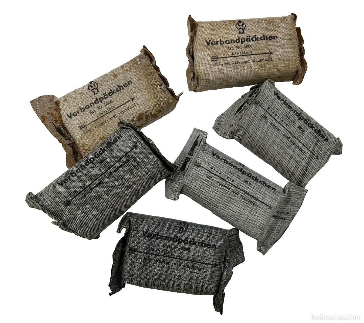 Militaria: PAQUETE DE VENDAS ALEMAN, TUITIN - VERBANDP&Auml;CKCHEN (PRECIO POR UNIDAD)