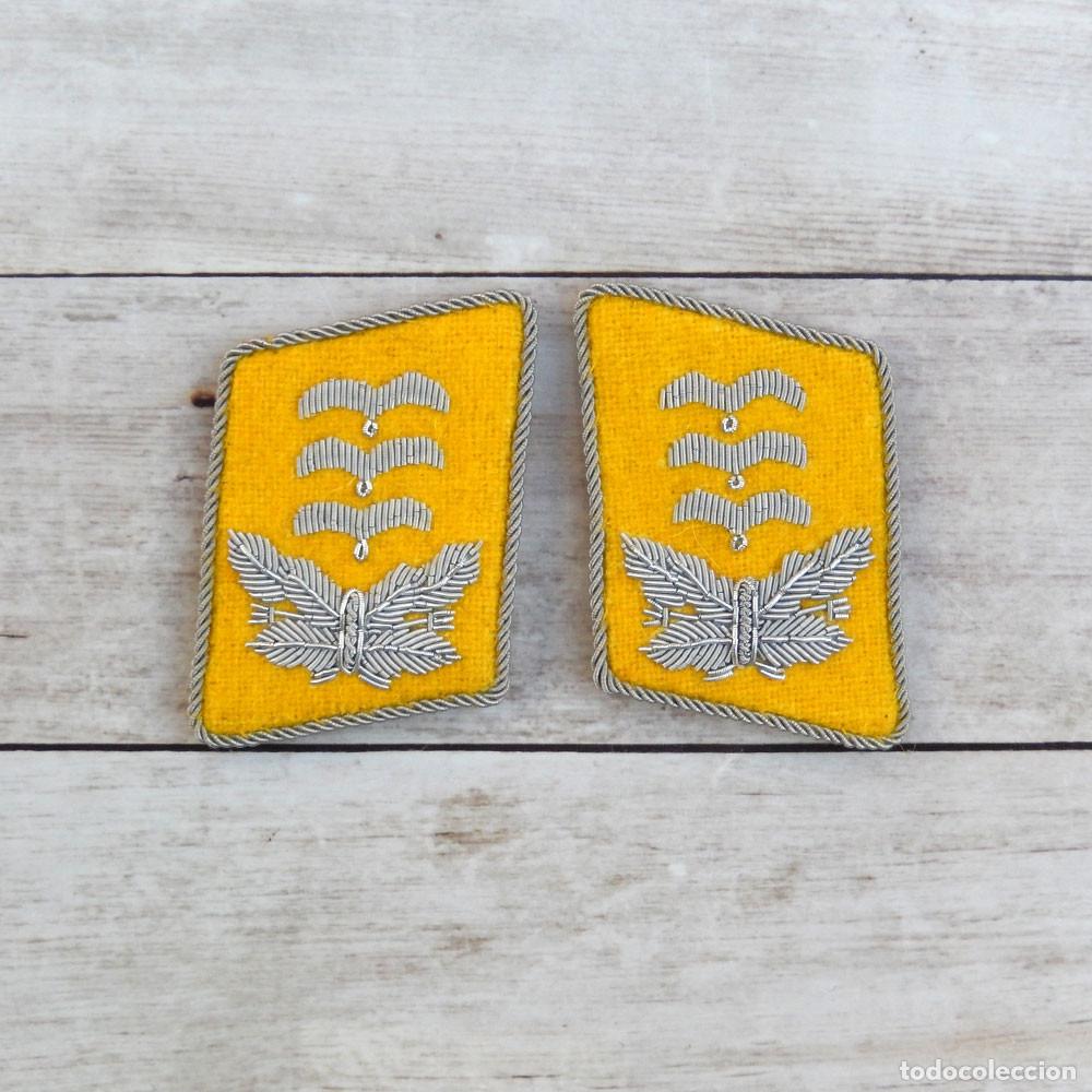 Military Antiques: Parches de cuello Luftwaffe Hauptmann capitanes
