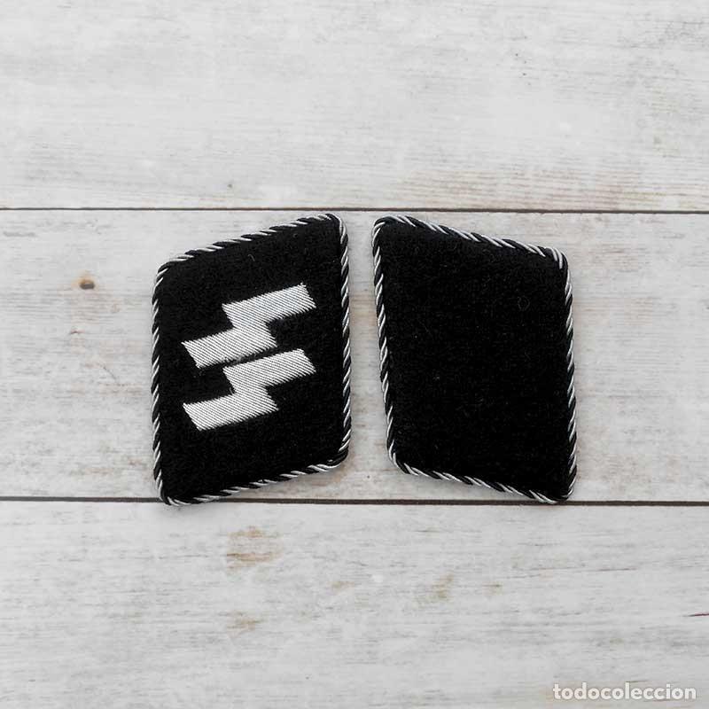 Militaria: Parches de cuello Allgemeine-SS soldado