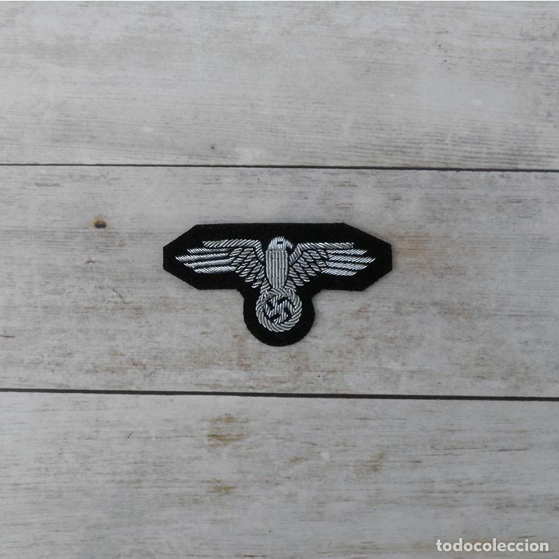 Militaria: &Aacute;guila de gorra oficiales Waffen SS