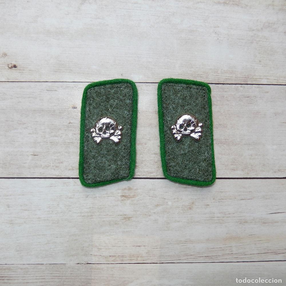 Militaria: Parches de cuello Panzer Gebirgsj&auml;ger