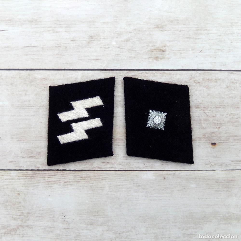 Militaria: Parches de cuello SS Unterscharf&uuml;hrer