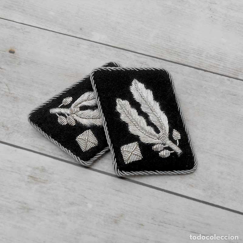 Militaria: Parches de cuello SS Brigadef&uuml;hrer - Foto 2