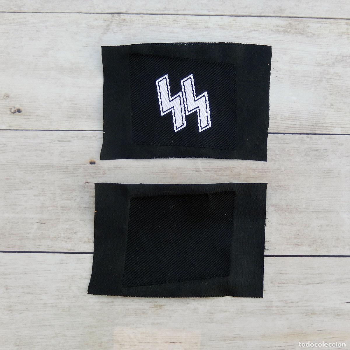 Militaria: Parches de cuello SS para tropa (Be-Vo)