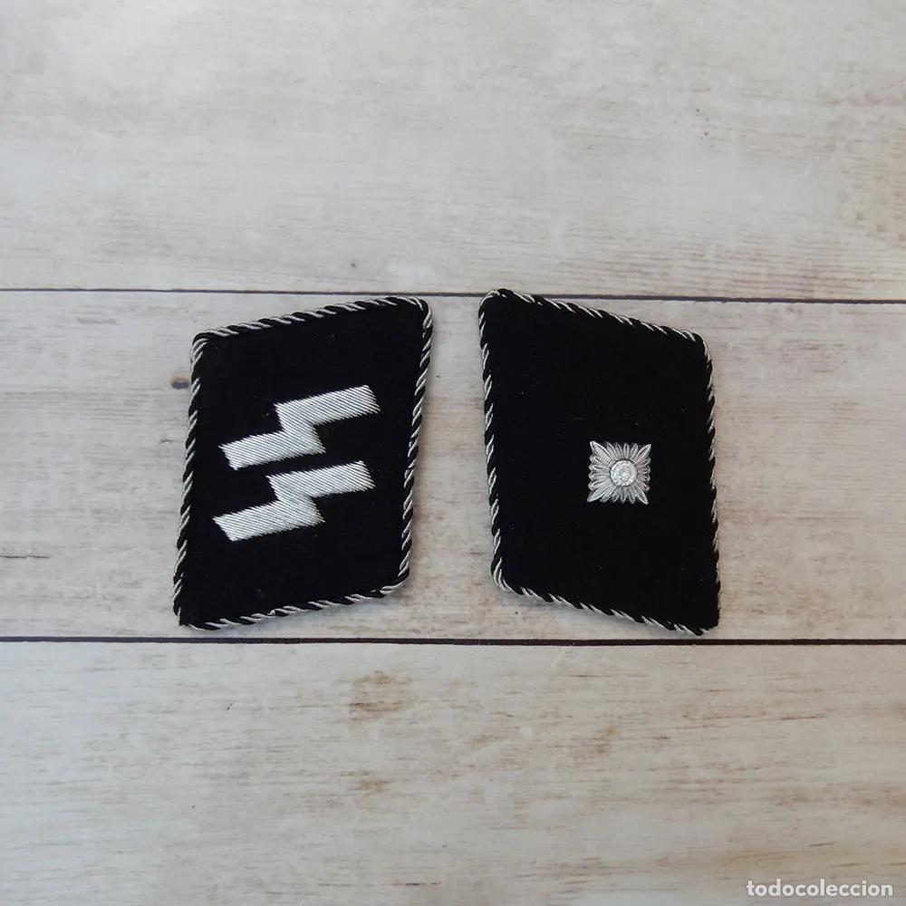 Militaria: Parches de cuello Allgemeine SS Unterscharf&uuml;hrer