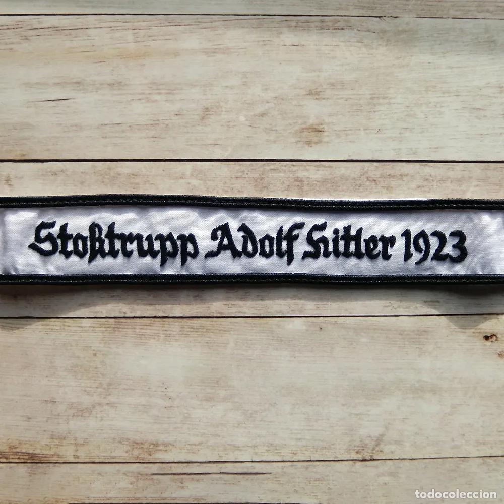Militaria: Bocamanga miembros guardaespaldas Stosstrupp Adolf Hitler 1923