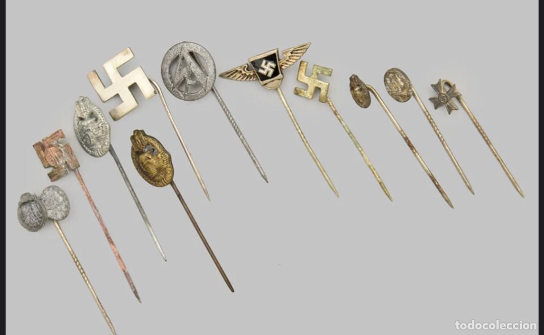 Militaria: Lote alfileres Alemanes &eacute;poca nazi