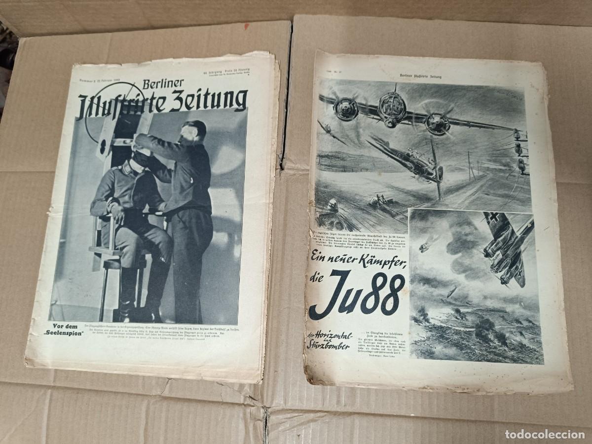 Militaria: LOTE 2 REVISTAS BERLINER ILLUSTRIRTE ZEITUNG, NOS. 8 Y 37. ALEMANIA 1940. SEGUNDA GUERRA MUNDIAL P19