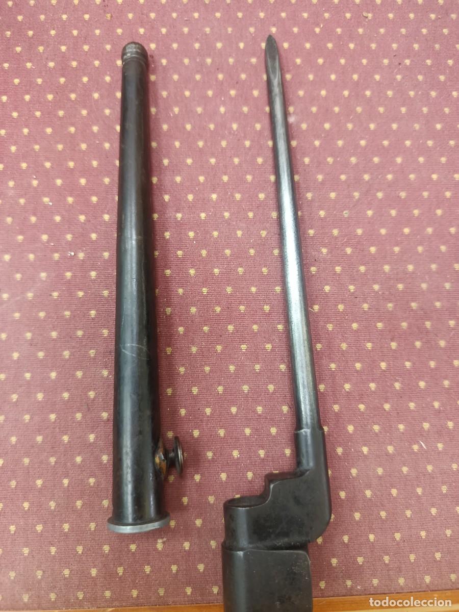 Militaria: Bayoneta fusil ingl&eacute;s Lee-Enfied MKII.