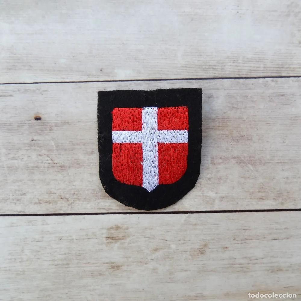 Military Antiques: Escudo de brazo voluntarios Dinamarca SS Panzer divisi&oacute;n Wiking