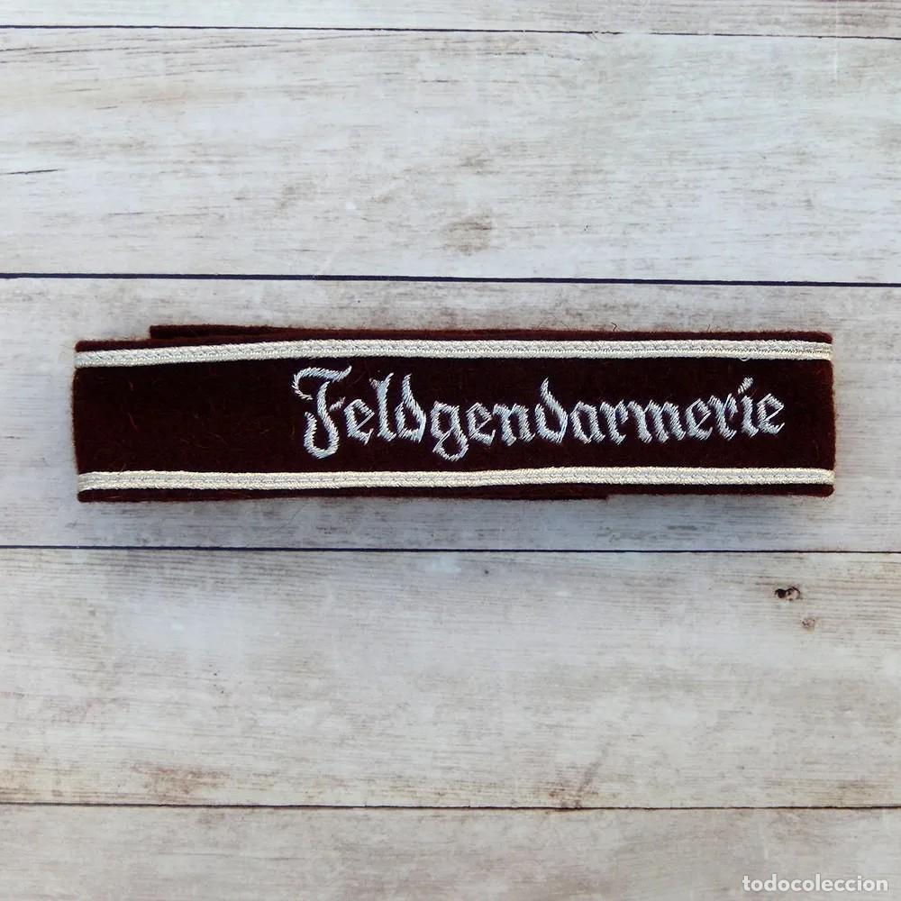 Military Antiques: Bocamanga oficiales Feldgendarmerie hecha a mano