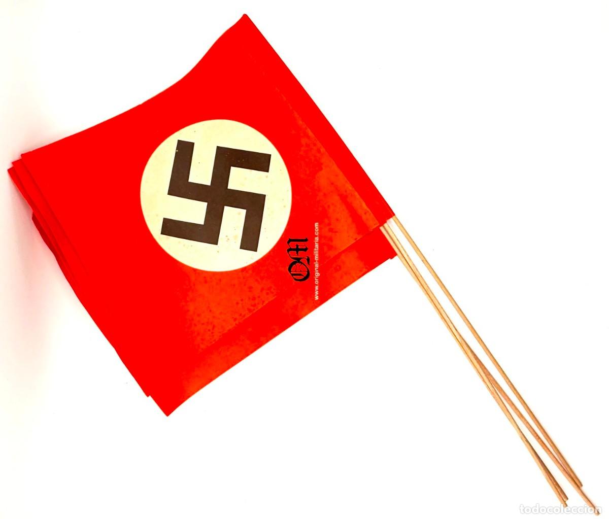 Militaria: Bandera Patri&oacute;tica de Papel del NSDAP