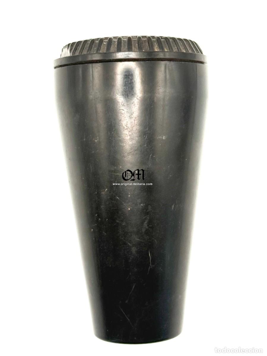 Militaria: Contenedor de Baquelita Marr&oacute;n Oscuro para Espoleta de Proyectil Flak 88 de 1941, &rdquo;gfc&rdquo;