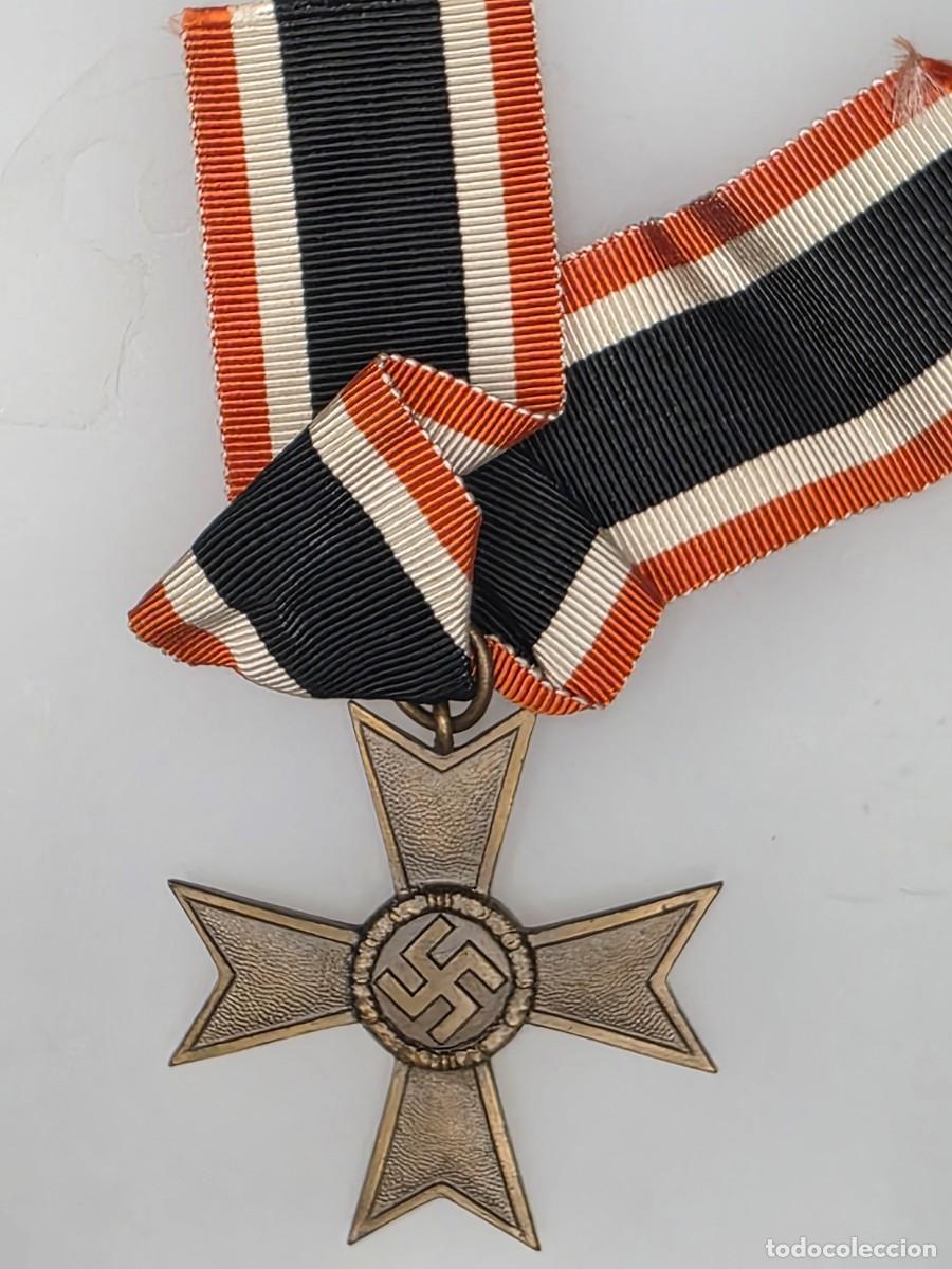 Militaria: Cruz al M&eacute;rito de Guerra 2&ordf; Clase sin espadas 1939 &ndash; Kriegsverdienstkreuz con cinta WWII